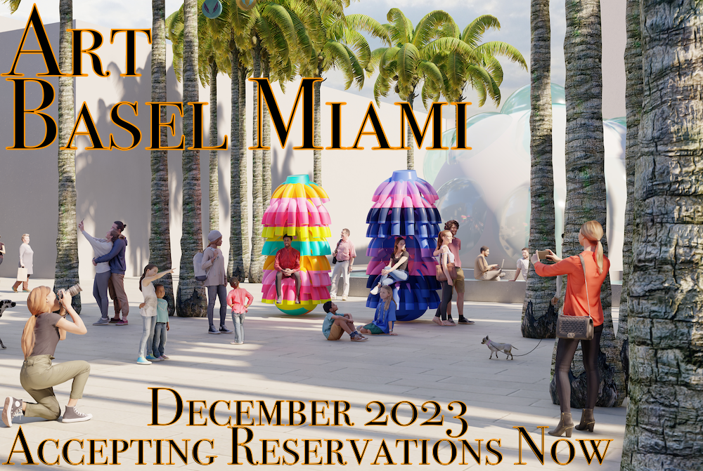 Showing at ArtBasel 2023? Book your slot now.