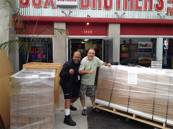Goodman Packing & Shipping Los Angeles and Fedex - The A Team for Art Shipping.