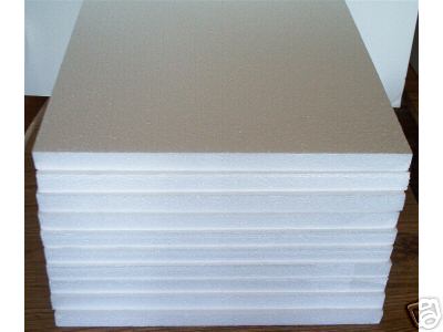 5 pcs NEW Styrofoam Sheets ( 22 X 14-1/2 X 3/4) - Craft Or Packaging  Sheets